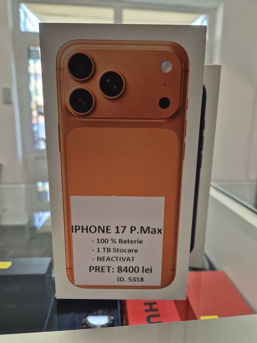 iPhone 17 Pro Max  - 1TB - NOU!