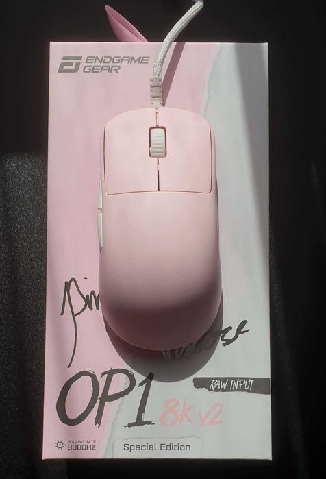 Mouse OP1 8k v2 Raw Input Edition Pink