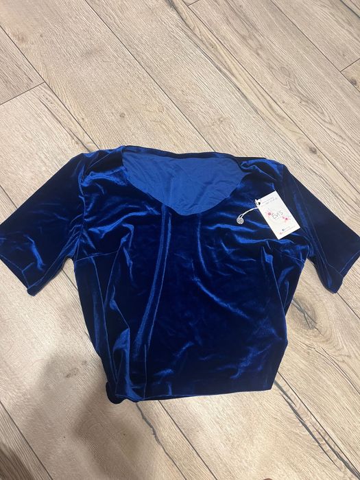 Кадифен сет нов, блуза и свободен панталон