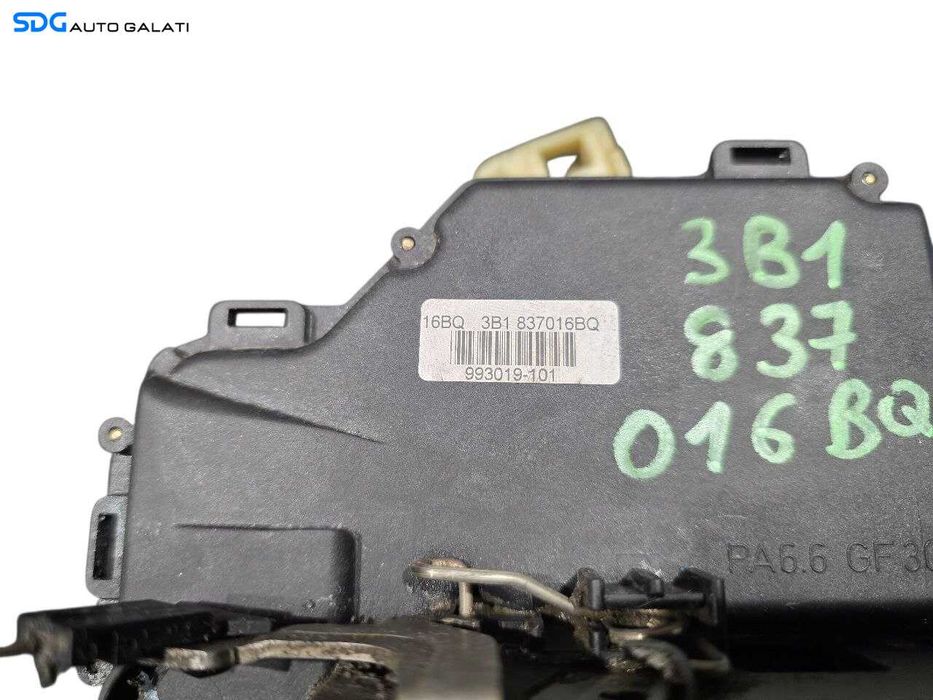 Broasca Incuietoare Usa Portiera Dreapta Fata Skoda Fabia 1 2000 - 2007 Cod 3B1837016BQ [N4214]