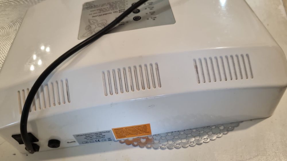 Lampa uv dubla, cu ventilatie