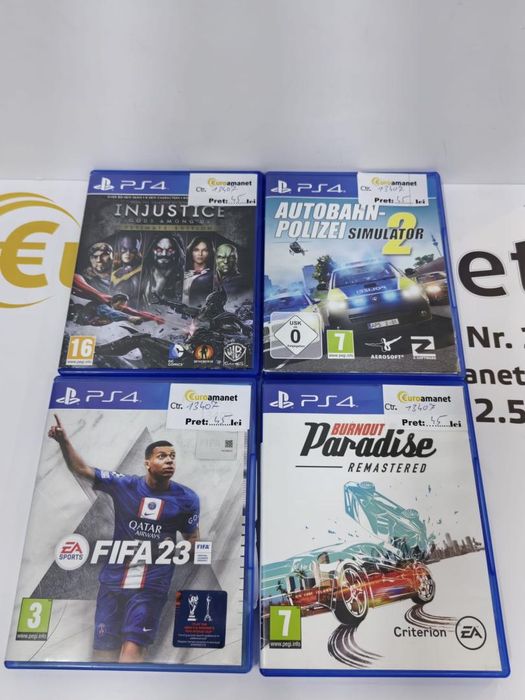 Jocuri PS4, Pret / bucata -N-