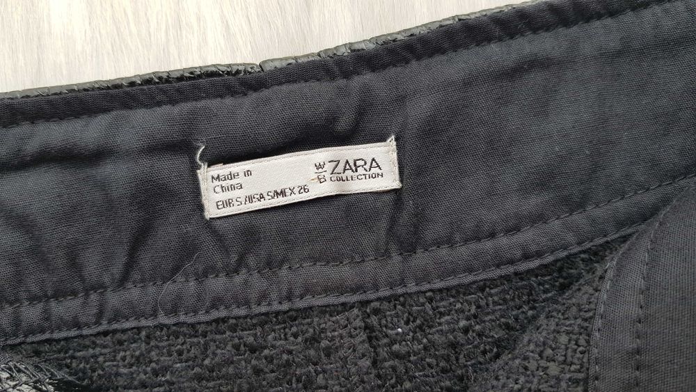 Кожена пола ZARA размер S