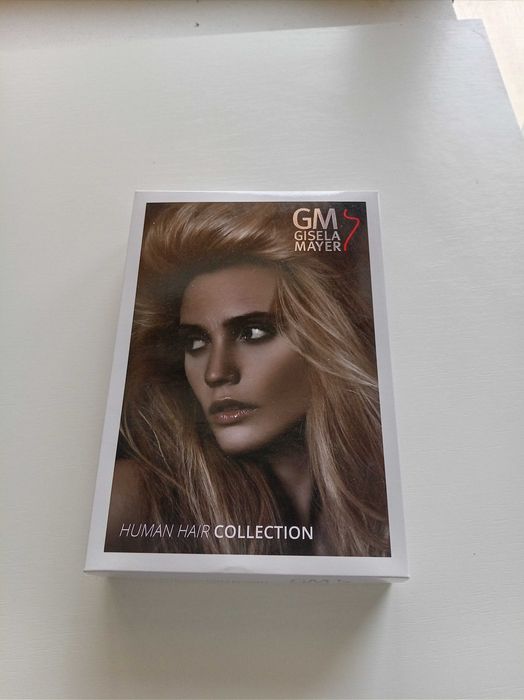 Peruca din par natural culoare saten  , fir lung marca Gisela Maier ,