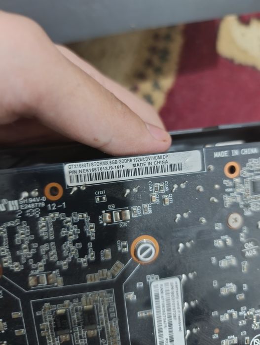 видеокарта palit GTX 1660ti 6gb