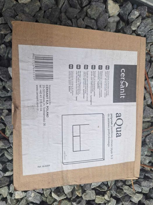 Buton rezervor WC incastrat (placa de comanda) Cersanit Aqua S-3, nou