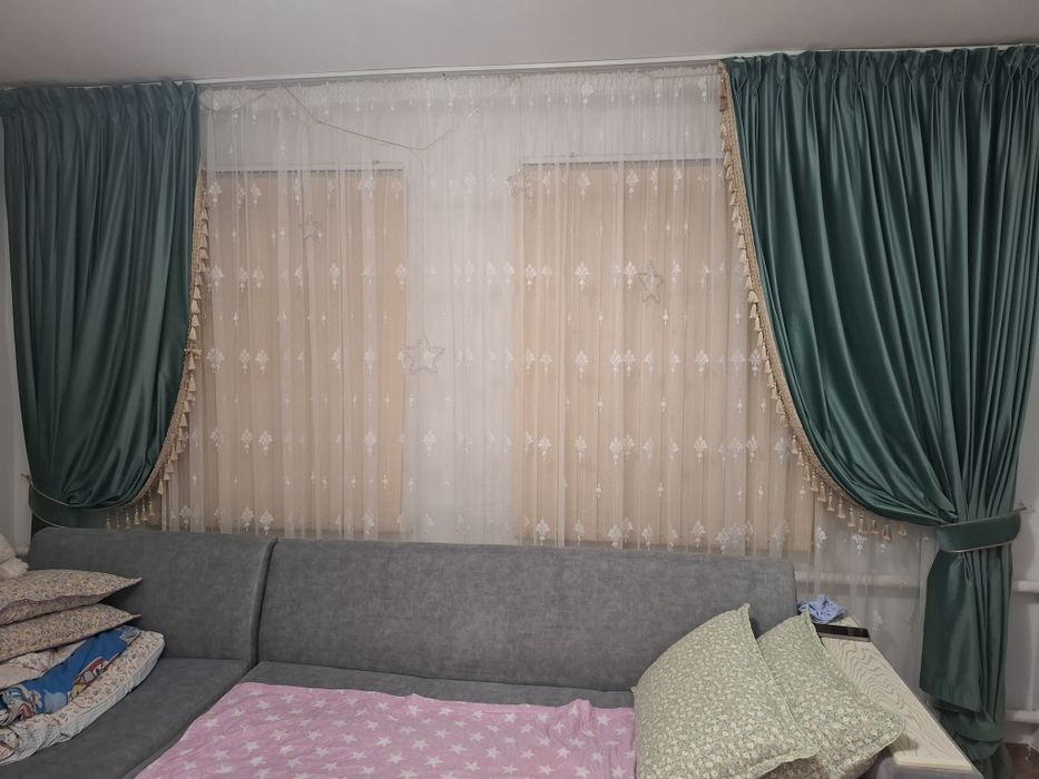 Шторы и тюль. Б/у