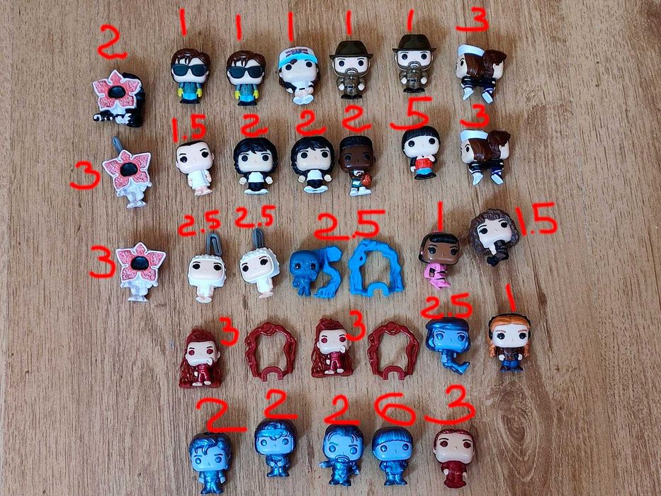 Stranger Things и Minecraft фигурки Kinder Joy