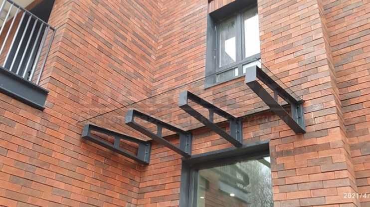 Навес | Стекло 10 мм | Козырек