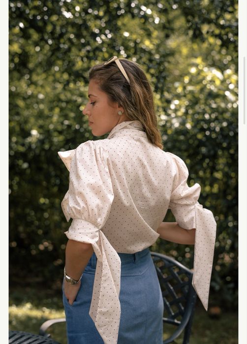 Дамска риза на точки Denina Martin