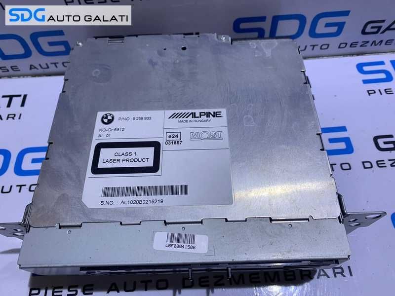 Unitate Radio CD Player Navigatie CIC Alpine BMW Seria 5 F10 F11 2010 - 2016 Cod 9258933  [L5615]