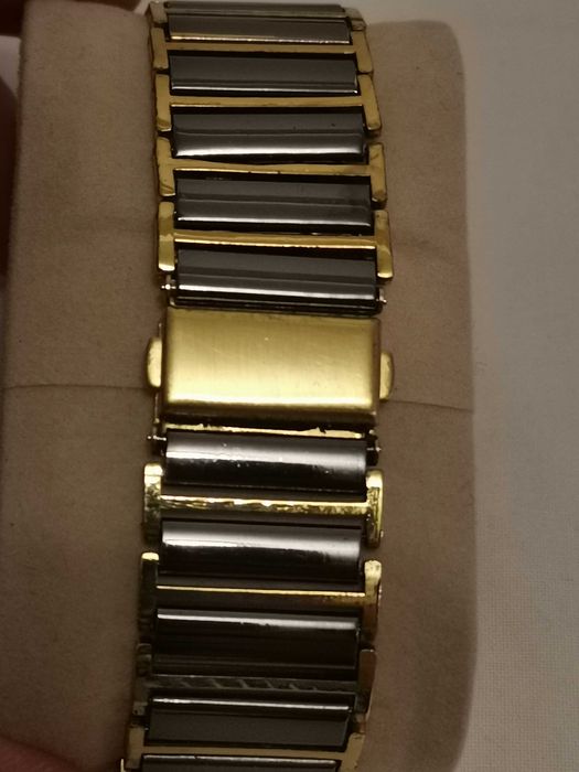 RADO DIASTAR Date Ceramic Gold Watersealed SAPPHIRE CRYSTAL 160.0395.3