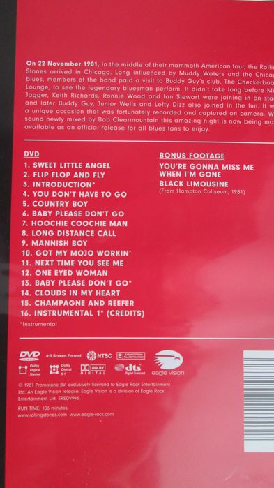 DVD Muddy Waters si Rolling Stones