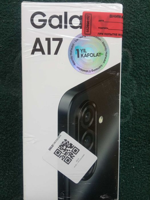 Yangi Samsung A17 8/256 Vakum plombada