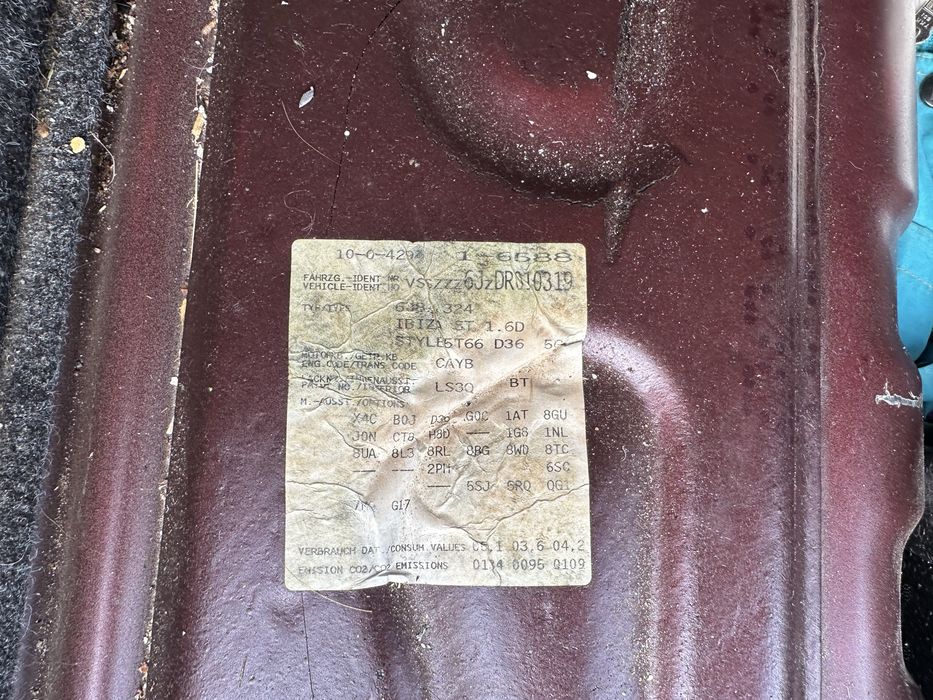 На Части Сеат Ибиза facelift 1.6tdi-CAY B