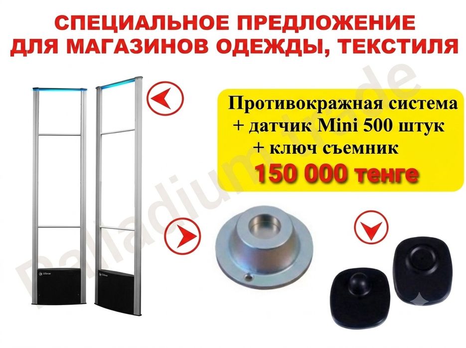 Комплект антикражного оборудования.