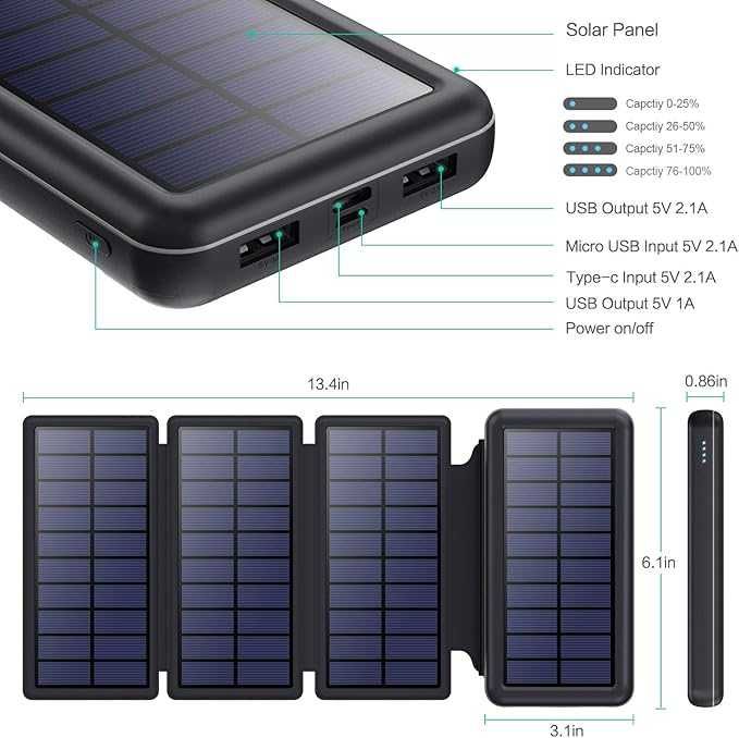 Соларна батерия с 4 соларни панела HETP