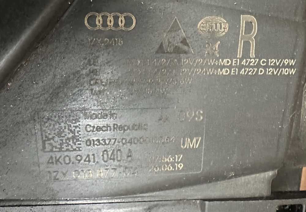 Faruri, Far stanga / Far dreapta Audi A6 C8 4K 2018-2024, Matrix