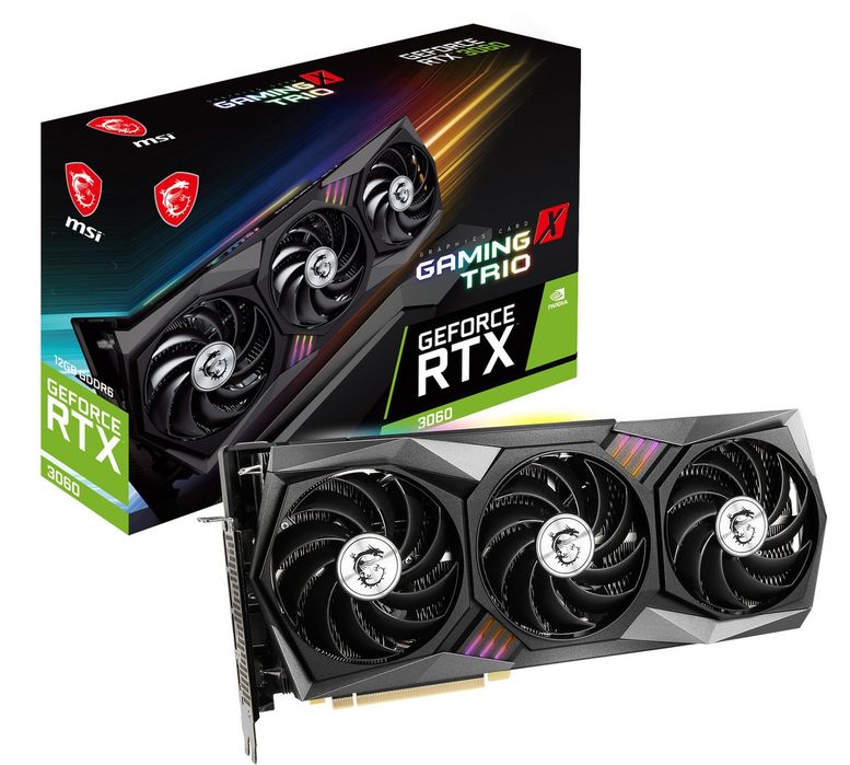 MSI GeForce RTX 3060 GAMING TRIO X 12GB GDRR6 192bit
