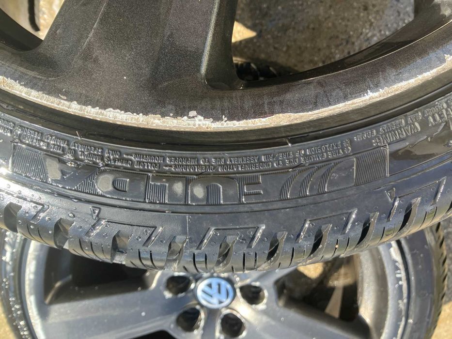 джанти 18 цола, 5по112 VW с нови зимни гуми
