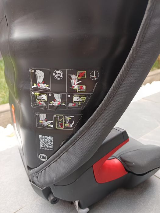 Столче за кола Britax Kidfix SL сиво и червено