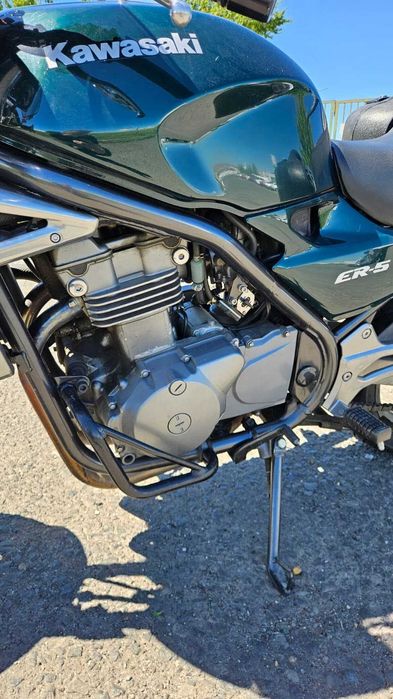 Kawasaki ER5 A2 - stare impecabila + cutii laterale - ITP nou