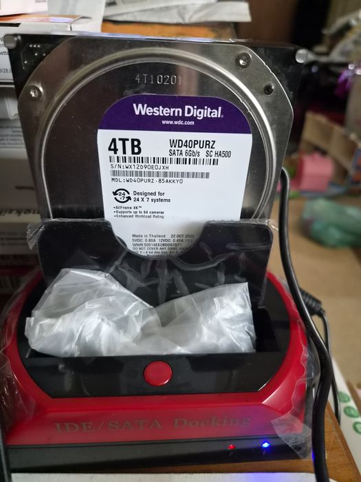 Vând HDD Western Digital Purple 4TB – stare foarte bună