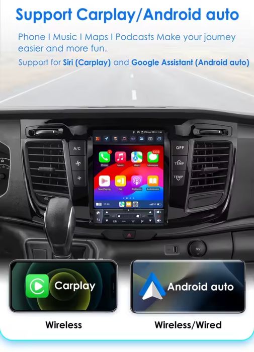 Navigatie Ford Transit 2021-2023 Waze