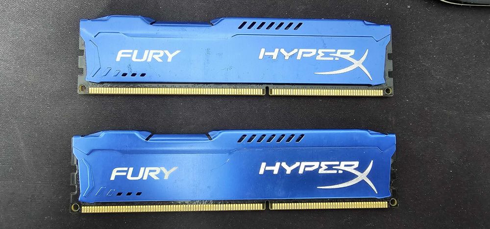 DDR3 Kingston Fury HyperX 2x4gb