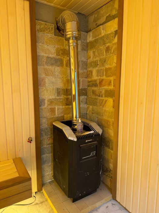 Установка печей для бани