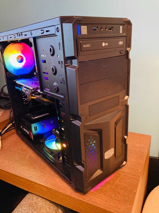 Геймърски Intel I7 3770s,RX 580 4GB,16GB RAM,128 GB SSD+1TB HDD WIFI