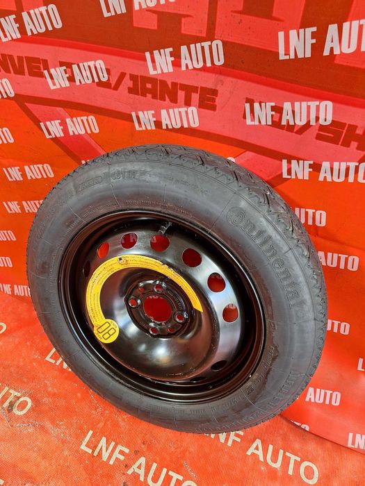 Roata Rezerva SLIM 4x98 15'' OEM FIAT 500 / Alfa Romeo / Lancia