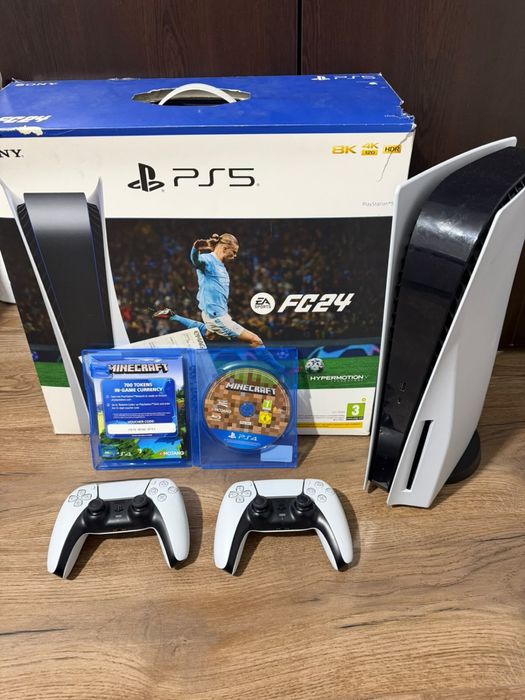Playstation 5 disk 825gb2 manete un joc la cutie