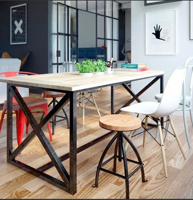 Loft mebel zakaz stol stul parta stelaj shkaf  ishlab chiqaruvchidan