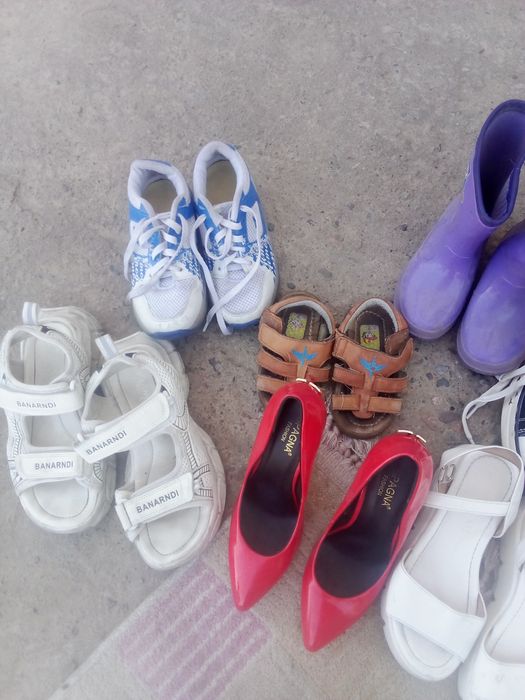 Обувь разных размеров