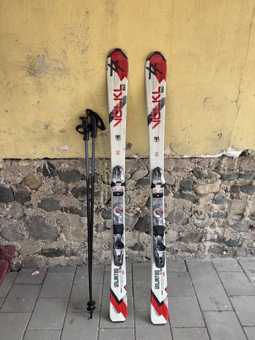 Schiuri Volkl Unlimited AC R&G + bețe | 149 cm | Made in Germany