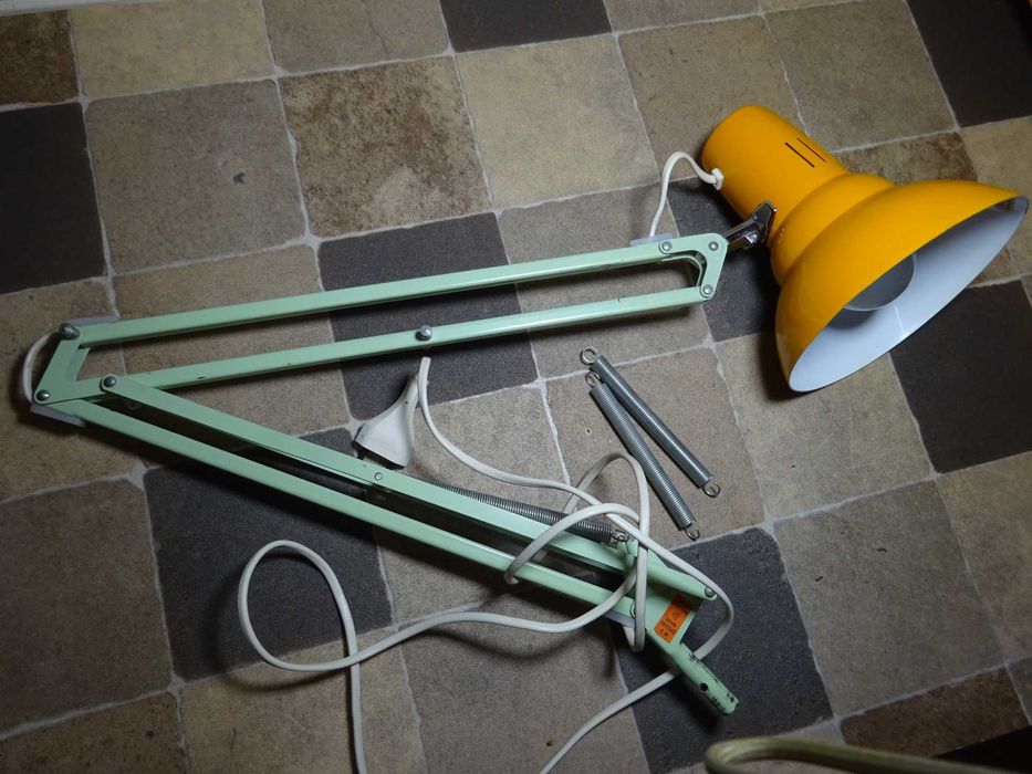 Lampa de birou vintage tip arhitect /Waso W3 Spezial