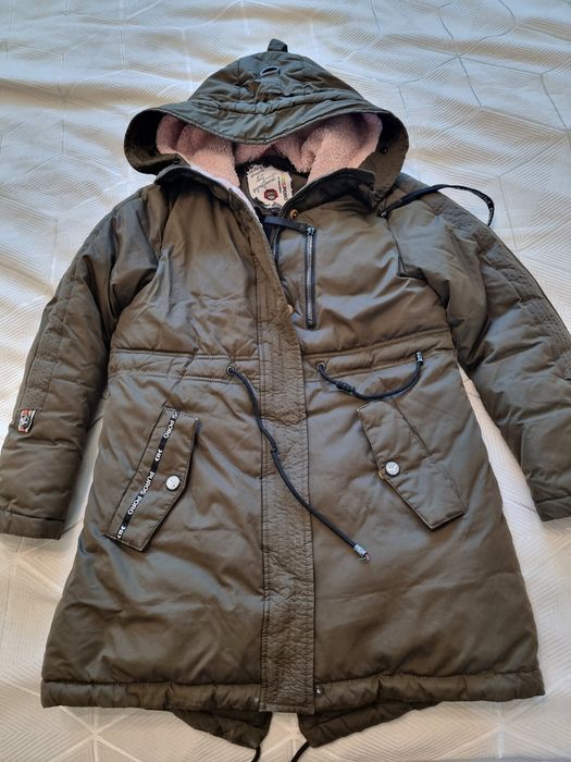 Тёплая парка на 140 см