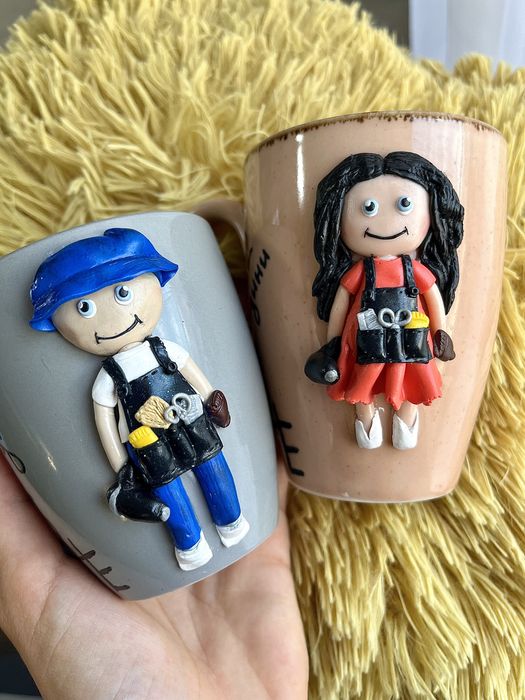 Чаша с полимерна глина