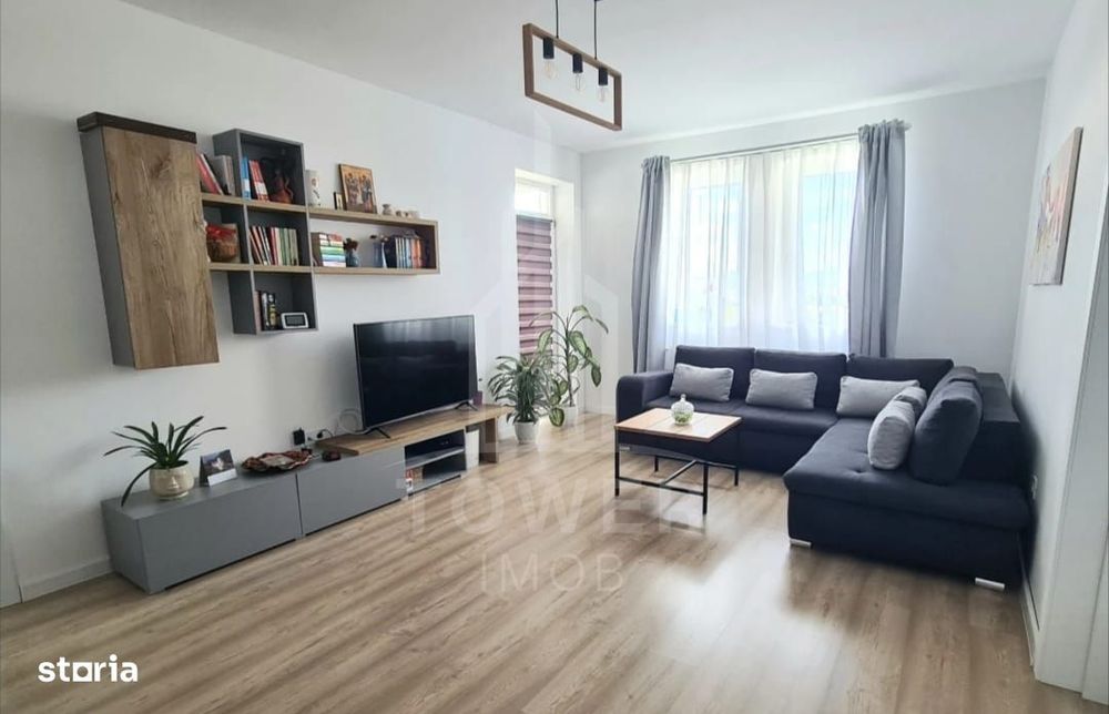 Apartament 2 camere, etaj 1, dressing și balcon – complet mobilat și u