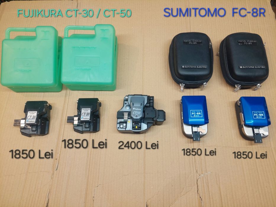 Cleaver fiber optic  , Ghilotina fibra optica  Fujikura  , Sumitomo