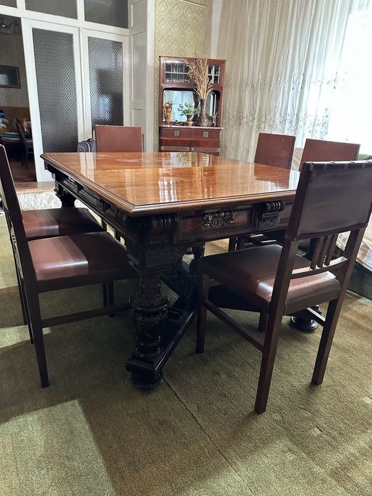 URGENT: Set Mobila Antica Autentica - Lux Art Nouveau lemn masiv