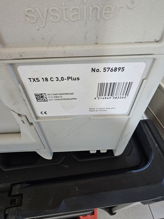 Filetanta festool TXS 18 c 3,0-PLUS
