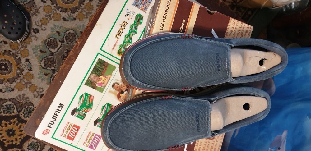 Макасины 2 пары 15 размер,есть скидка SKECHERS оригинал