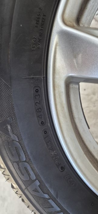 Jante pe 16 aliaj 5x114.3 hyundai kia renault duster toyota 215/60/16 allseason 2024