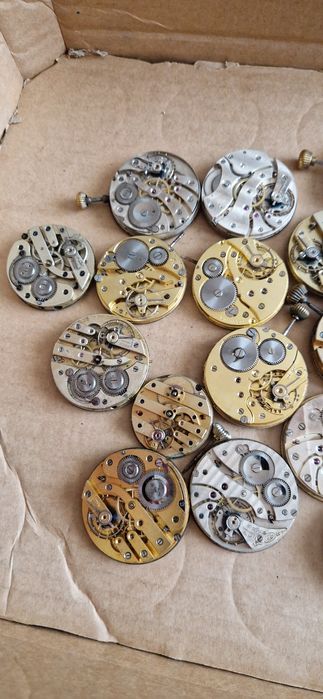 Oferta lot mecanism ceas buzunar ,germany,usa,swiss,gold 18k