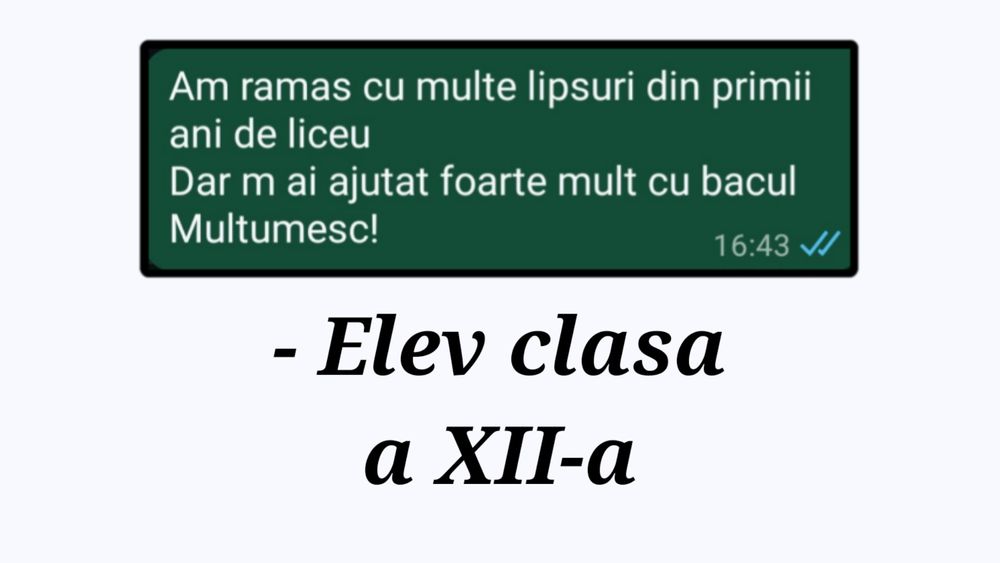 "Matematica pe înțeles" - Meditații Matematică