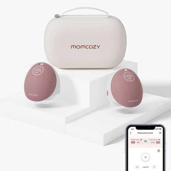 Смарт двойна електрическа помпа за кърма Momcozy M9 Hands-Free, с мобилно приложение