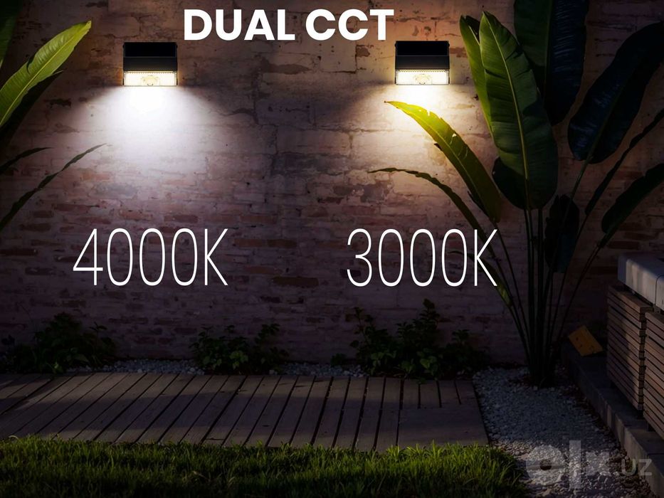 Қуёш панелли девор чироғи, 1000 лм, 4000 К IGT-SWL11D-ҚОРА
