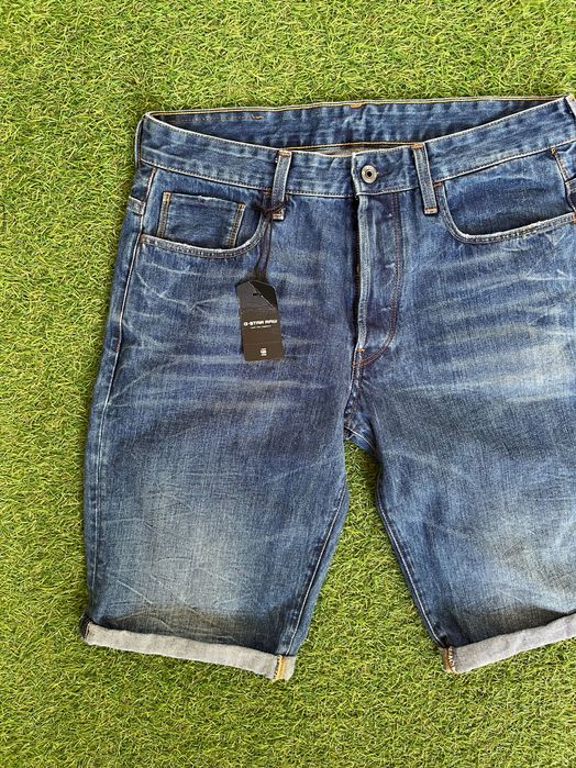 Мъжки къси дънки : G-STAR RAW 3301 Tapered 1/2 33